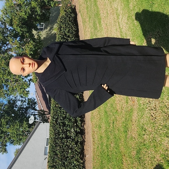 Calvin Klein Jackets & Coats Calvin Klein Black Asymmetrical Winter